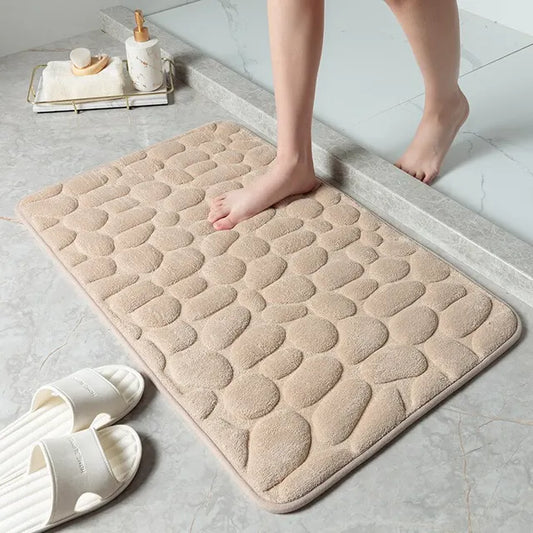 Floroux - Tapis de bain brodé