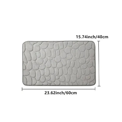 Floroux - Tapis de bain brodé