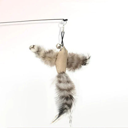 Temps de jeu naturel - Oiseau interactif pour chats