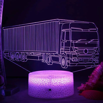 TruckLume - lampe de nuit pour enfants en forme de camion