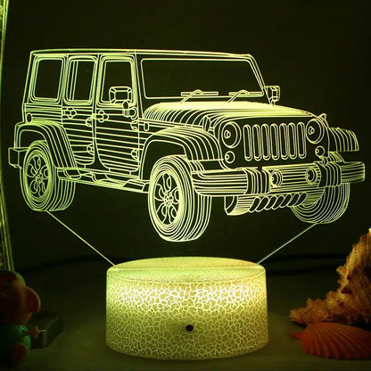 TruckLume - lampe de nuit pour enfants en forme de camion
