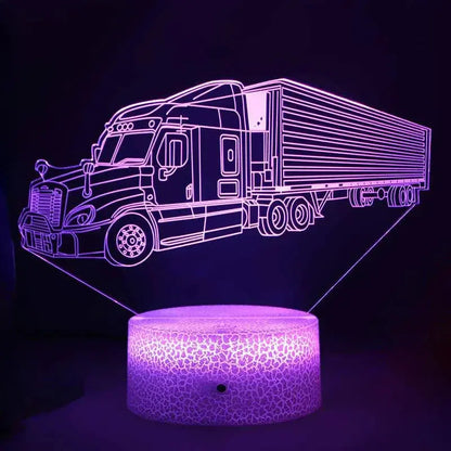 TruckLume - lampe de nuit pour enfants en forme de camion