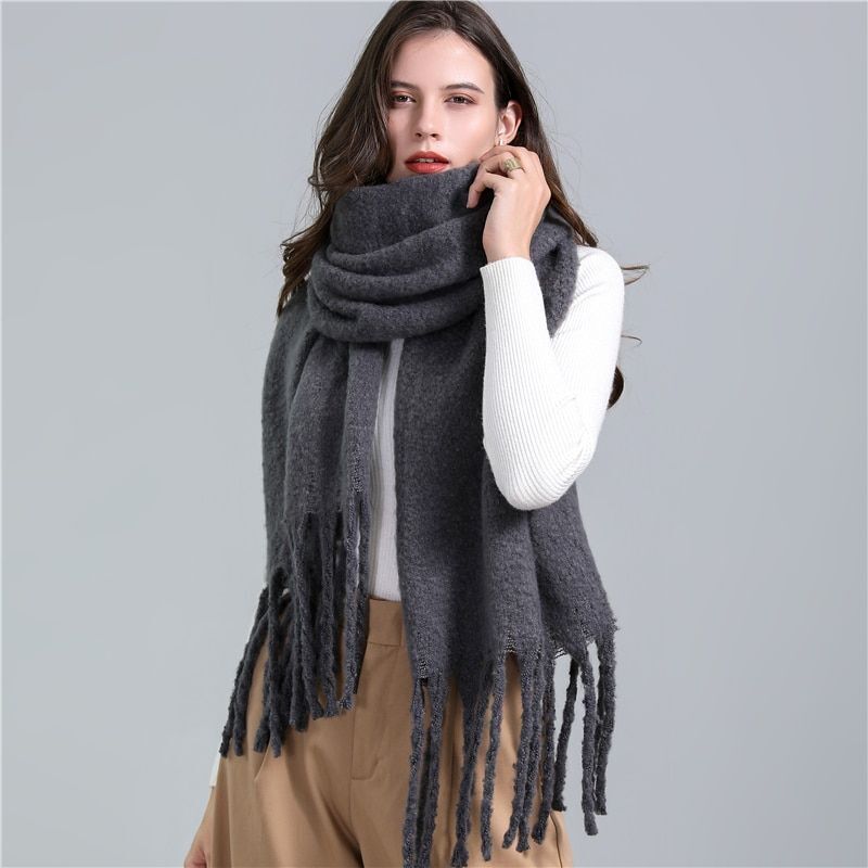 CosyPlaid Écharpe – Chaleureux, Style d'Hiver Tendance