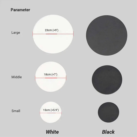 OrrLuxe - Lampe Murale LED Moderne en Métal Noir