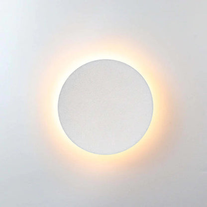 Floroux - Applique LED moderne élégante en métal noir pour intérieur et extérieur