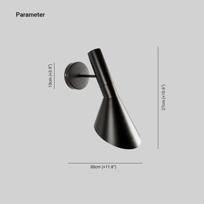 Brady Moderne LED Applique Intérieure Rotatif Salle à Manger/Salle de Séjour Noir