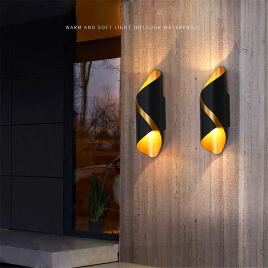 ClartéAquatique Éclairage mural – Luminaire LED mural de luxe pour l'extérieur