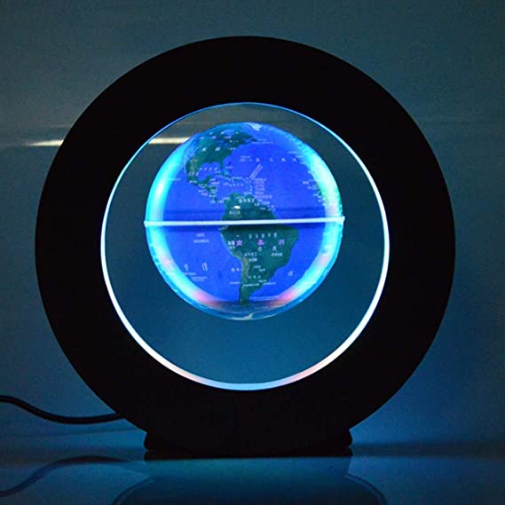 FloatingGlobe Lampe – Unique Éclairage de Globe Terrestre pour Domicile