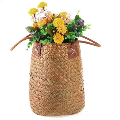 Structured storage bins Floroux with handles | Natural and elegant | Different sizes