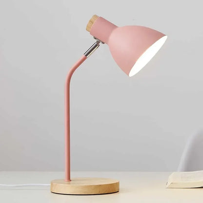 BoisLumi - Lampe de Table en Bois Naturel et Créatif