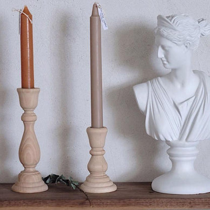 Floroux Classique Wooden Candle Holder | Timeless Design | Elegant Table Decoration