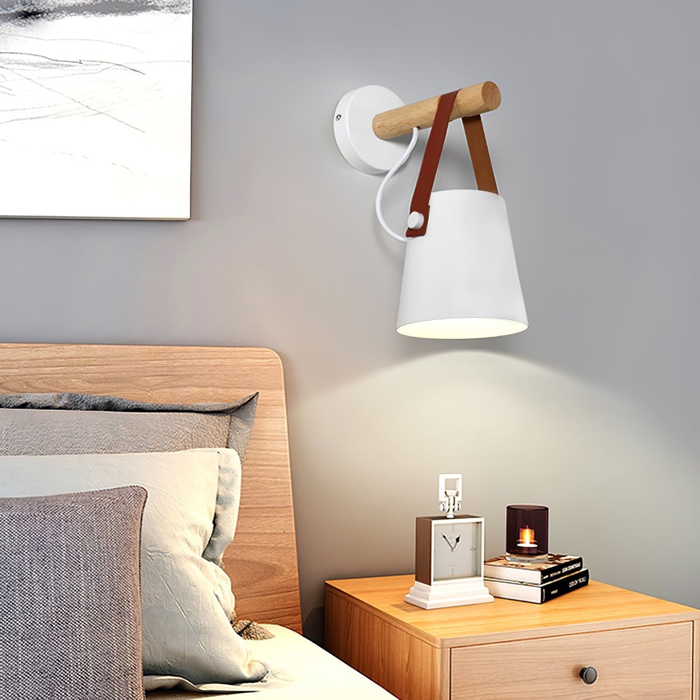 Applique murale en bois Floroux