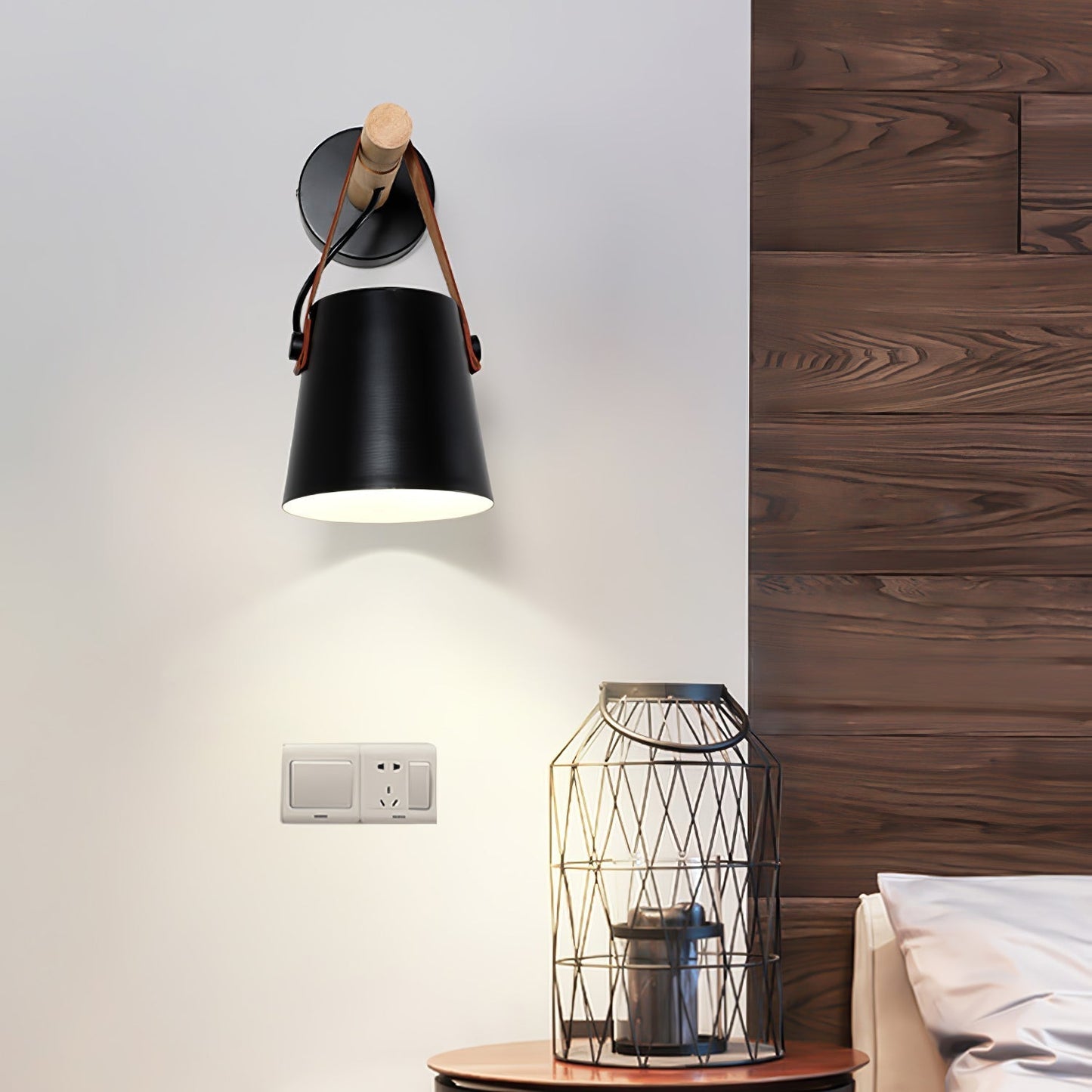 Applique murale en bois Floroux