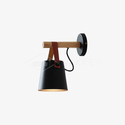 Floroux conical wall lamp in wood | Modern design | Eco-friendly | Interior decoration
