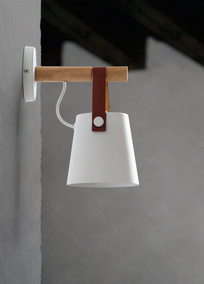 Floroux conical wall lamp in wood | Modern design | Eco-friendly | Interior decoration