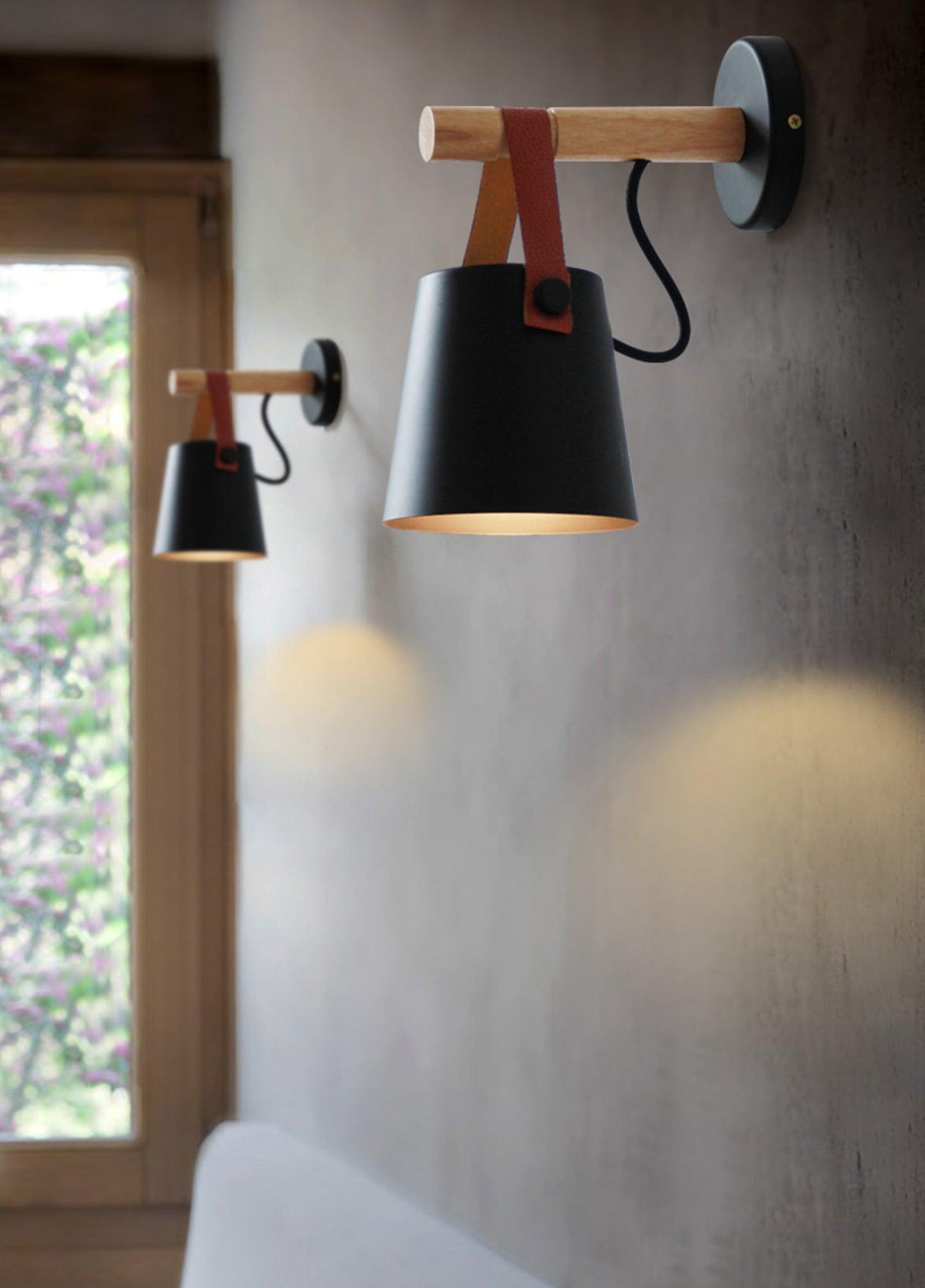 Applique murale en bois Floroux