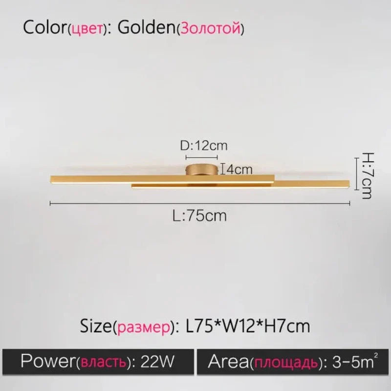 Floroux - Lustre de salon minimaliste