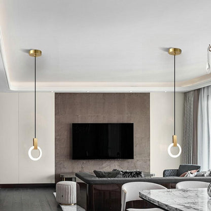 Floroux Anneau Lumière Pendante LED