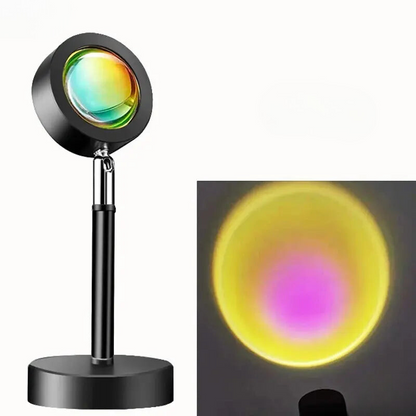 Floroux | Lampe de projection LED de coucher de soleil