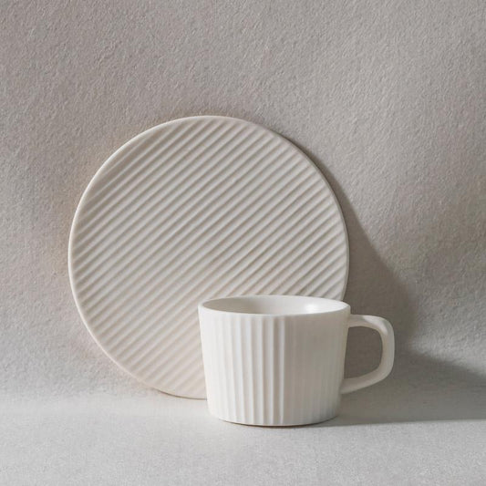 ElegantSips – Ensemble de Tasses à Café en Pierre avec Cuillère