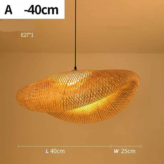 Floroux - Suspension en rattan fait main