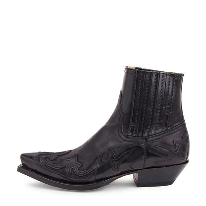 Floroux - Bottes de cowboy en cuir