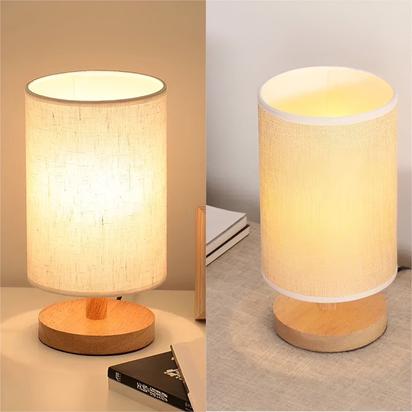 Élégante ZenShade LED - Lampe de table pour un éclairage de chambre de luxe