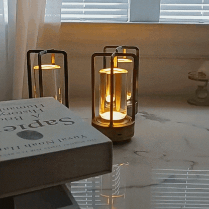 CozyGlow | lampe de table sans fil scandinave attrayante