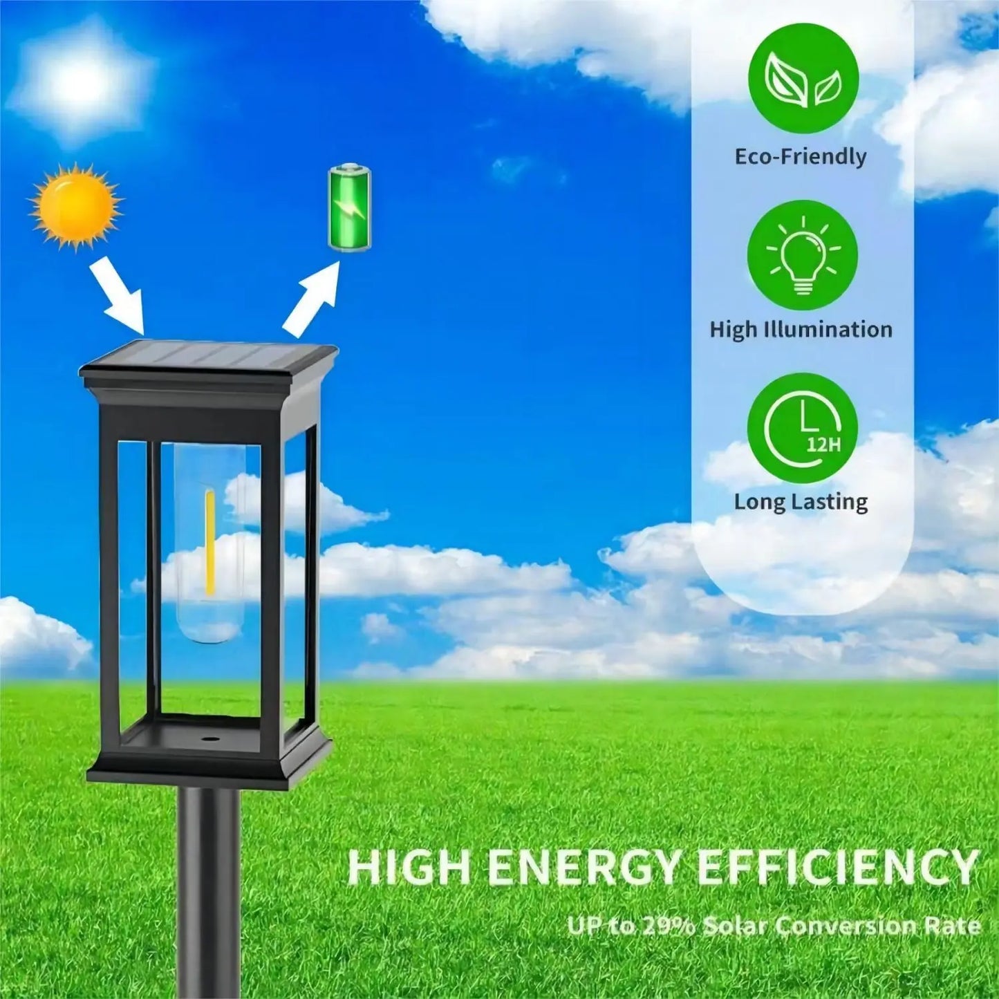 SolarTrail – Éclairage de chemin alimenté par l'énergie solaire