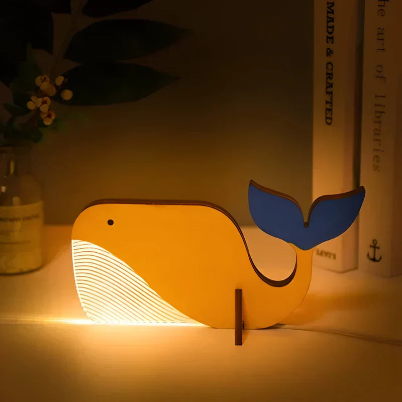 Floroux | Lampe animalière adorable pour la table