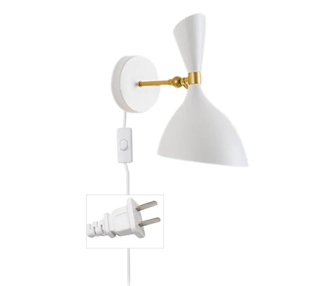 Floroux - Noir Blanc Lampes murales nordiques