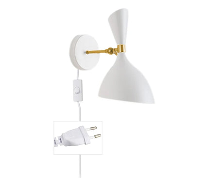 Floroux - Noir Blanc Lampes murales nordiques