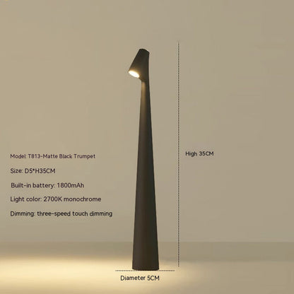 LumiMaître - Lampe de Table LED Rechargeable | Design Moderne et Fonctionnel | Éclairage Ambiant Durable