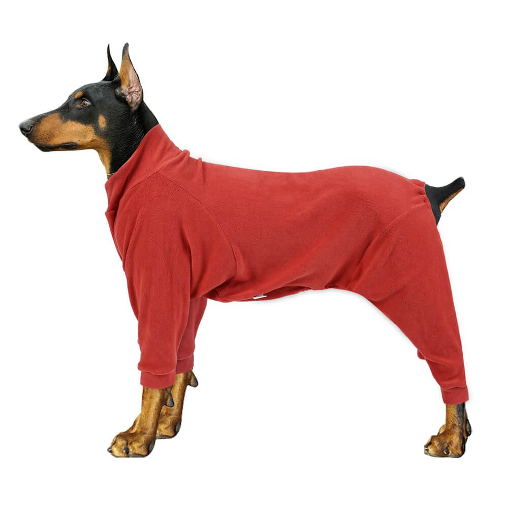 Floroux Fleece Pyjamas pour Chiens | Vêtements de Nuit Confortables | Pour Grands Chiens | Confortable et Chaleureux