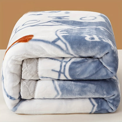 CozyCartoon Couverture en Fleece - Douce et Joyeuse