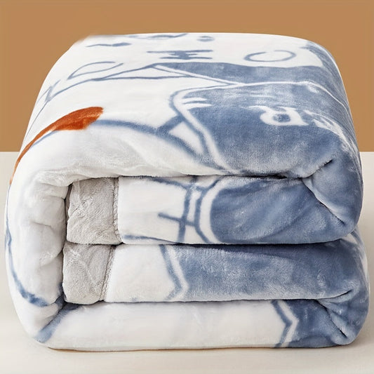 CozyCartoon Couverture en Fleece - Douce et Joyeuse