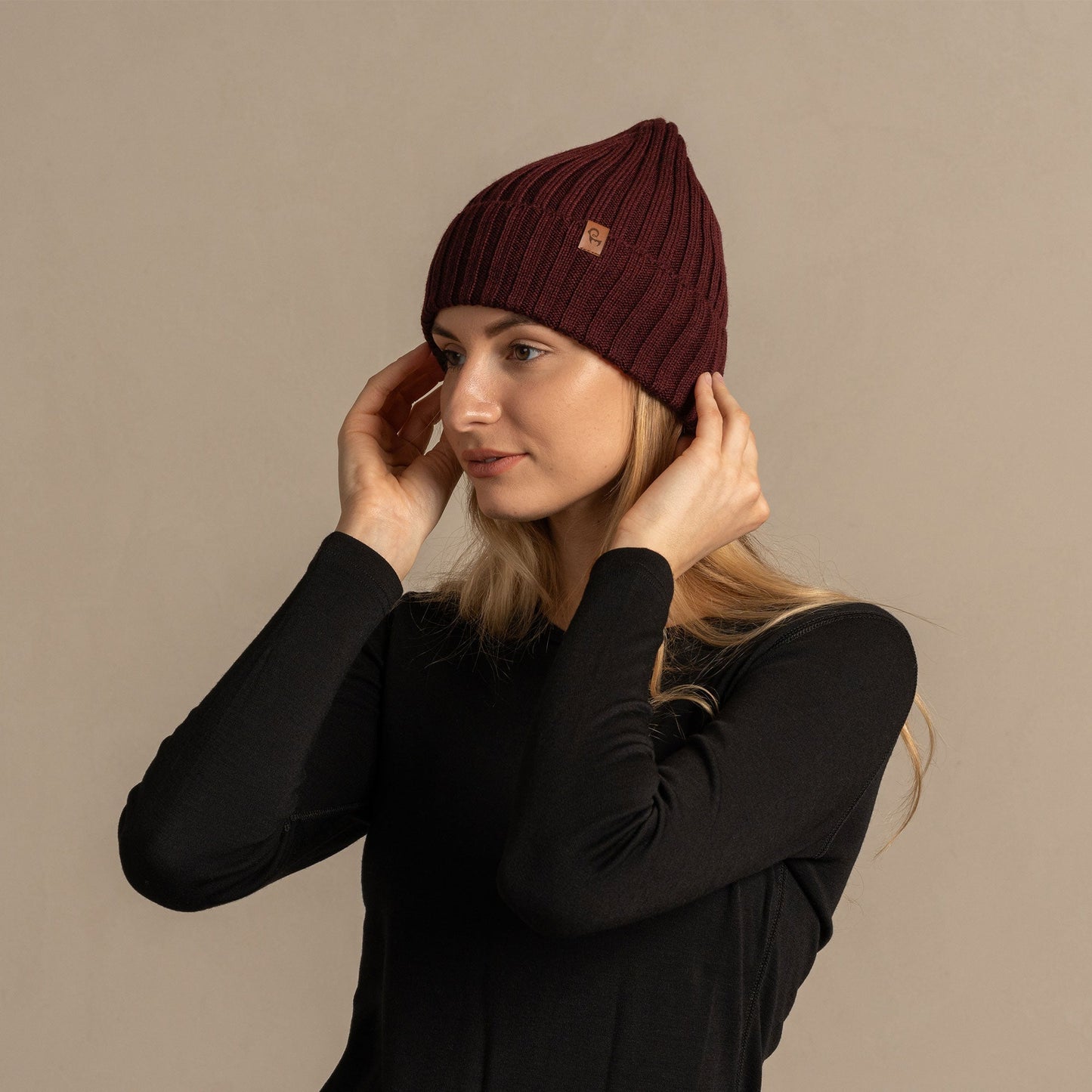 CozyMerino Bonnet - Luxe Bonnet en Merino pour Femmes