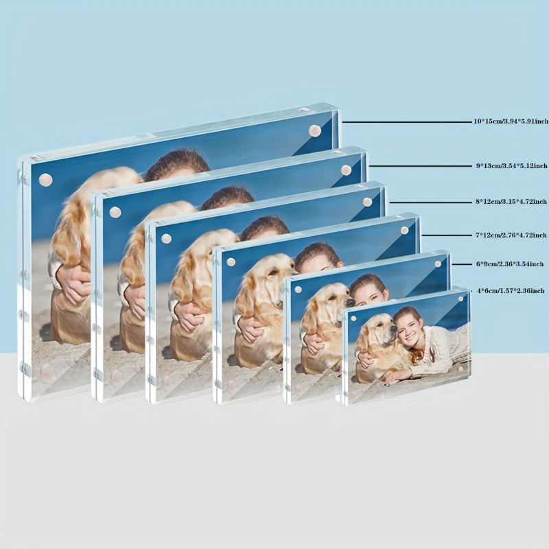 ElegantFrame - Cadre photo en acrylique horizontal pour intérieurs modernes