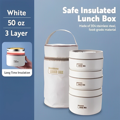 CuisineChic - Lunchbox thermique isotherme pour repas frais et sains