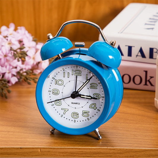 ChimeVintage Alarme - Réveil Classique avec Lampe de Nuit LED
