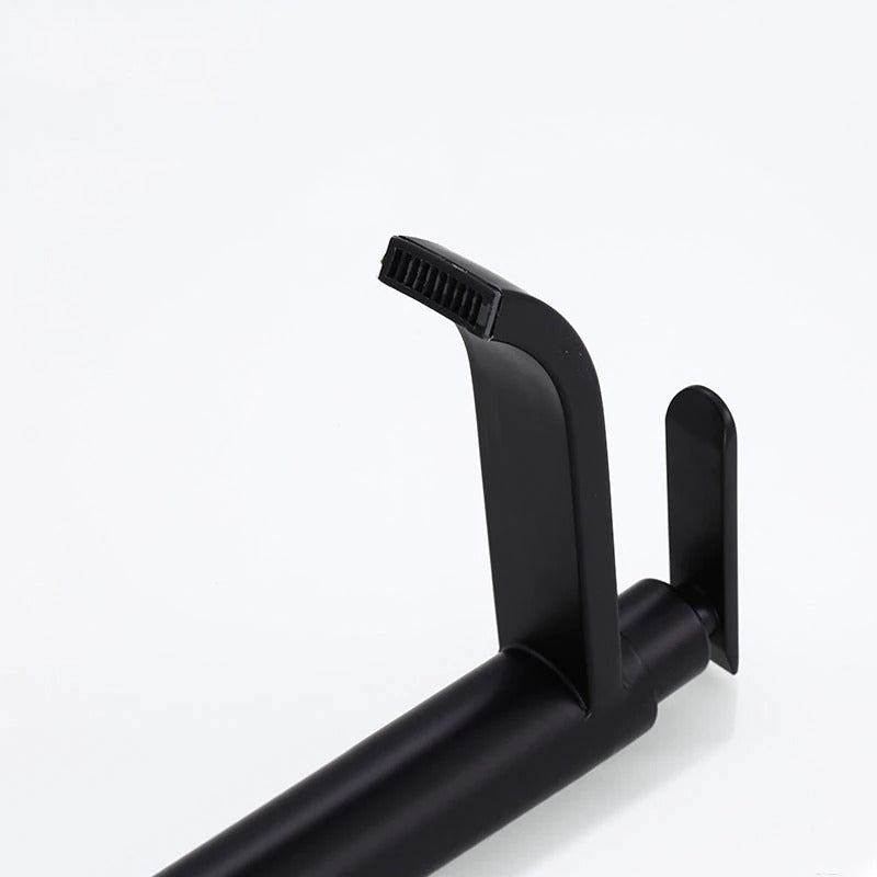 Cold Water Tap Matt Black Floroux | Single Tap for Sink Installation | Modern Design | Rust Resistant