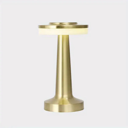RetroGlow - Lampe de table stylée, multifonctionnelle et rechargeable