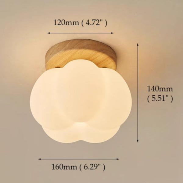 Floroux Flush Ceiling Light | LED Ceiling Lamp | Modern Design | Mood Light for Living Room & Bedroom