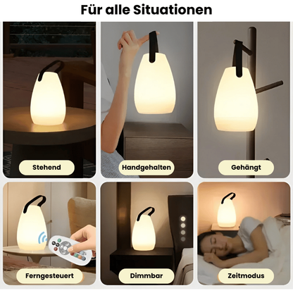 Floroux - Lampe de table sans fil étanche portable avec télécommande