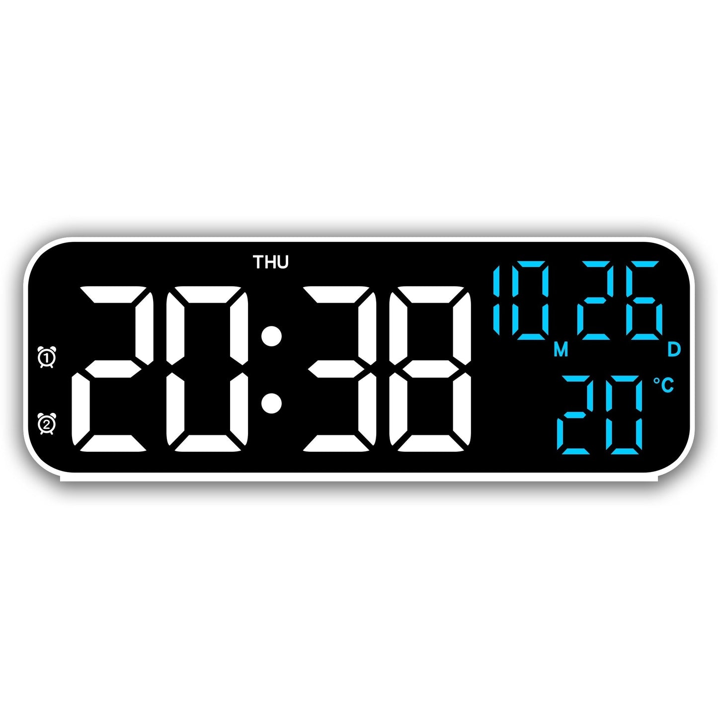DeskTime - Horloge USB numérique élégant avec date
