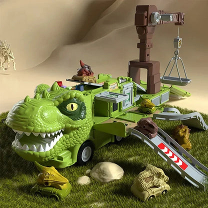 DinoRoar Truck - Véhicule aventure dinosaurien pliable