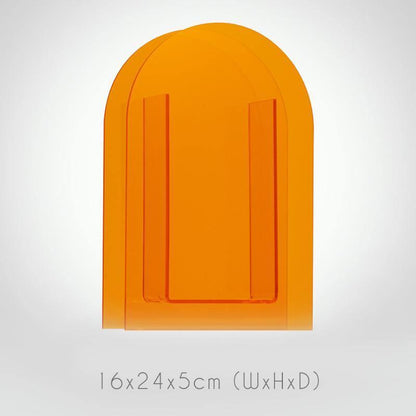 Colored acrylic vase Floroux with geometric design | Elegant flower vase | Modern and timeless