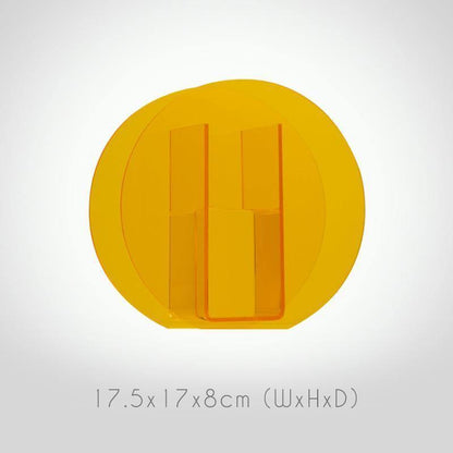 Colored acrylic vase Floroux with geometric design | Elegant flower vase | Modern and timeless