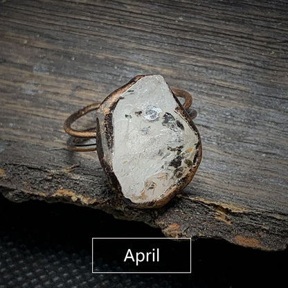 Bague en Pierre Naturelle Élégante - Selina