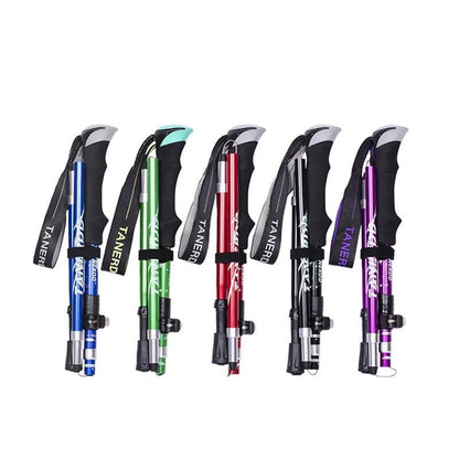 Adjustable hiking poles Floroux | Folding hiking poles | Lightweight and durable for outdoor adventures